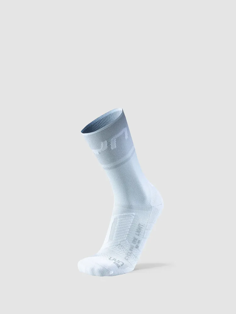 MAN CYCLING ONE LIGHT SOCKS White/Silver 42/44