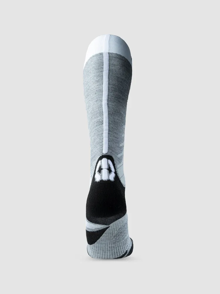 Носки горнолыжные MAN SKI ONE MERINO SOCKS Grey Melange/White