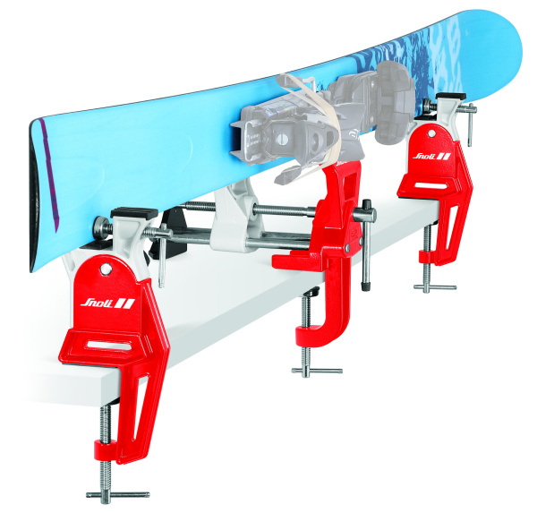 1110-W Тиски профессиональные широкие SNOLI World Cup Ski Vise Pro, ширина захвата 90 mm раскрытие до 150 мм