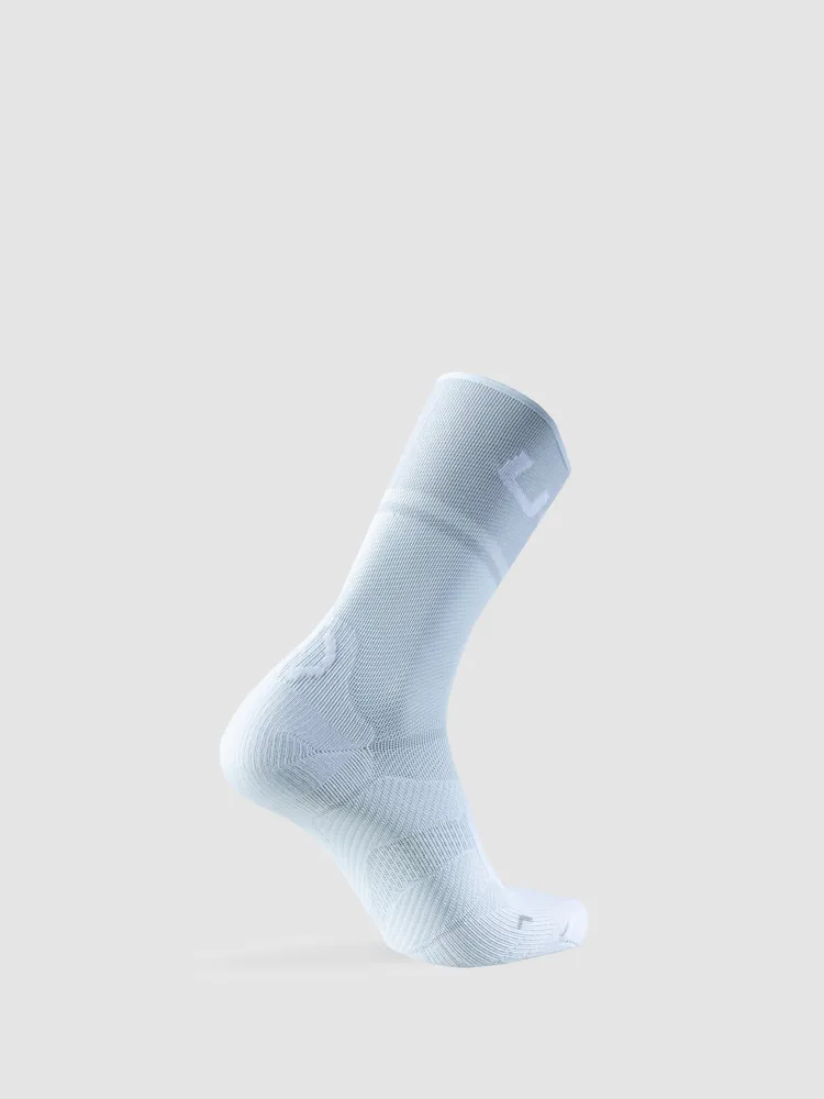 MAN CYCLING ONE LIGHT SOCKS White/Silver