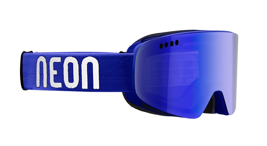 Горнолыжная маска Neon LIGHT MIRROR BLUE S2
