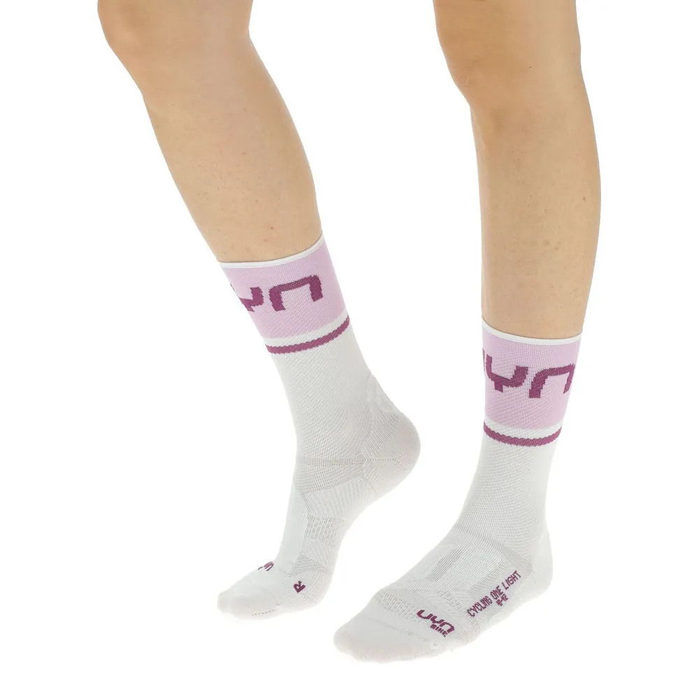 Носки велосипедные WOMAN CYCLING ONE LIGHT SOCKS White/Lilac