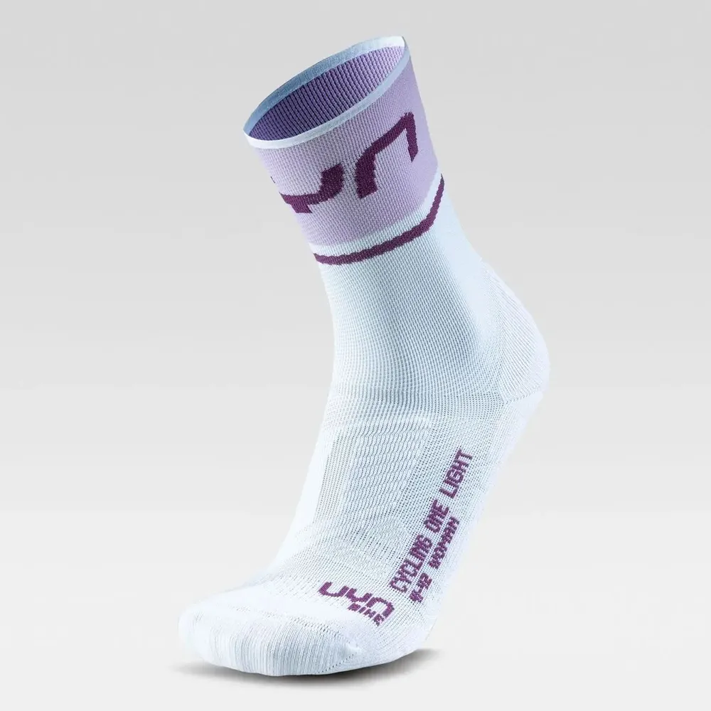 Носки велосипедные WOMAN CYCLING ONE LIGHT SOCKS White/Lilac 37/38