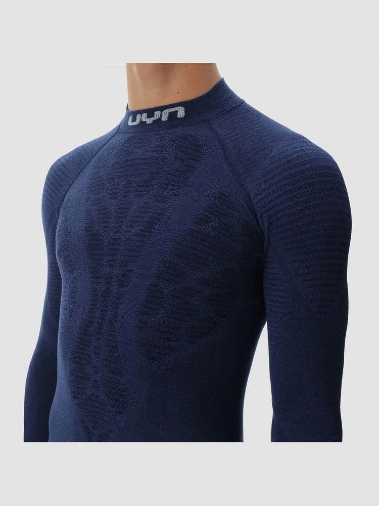 Термокофта MAN ELEVATYON BIOMORPH UW SHIRT LONG_SL.TURTLE NECK Blue Atoll