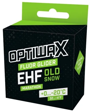 Парафин ультравысокофторовый Optiwax EHF Old Snow +0...-20°C, 60г