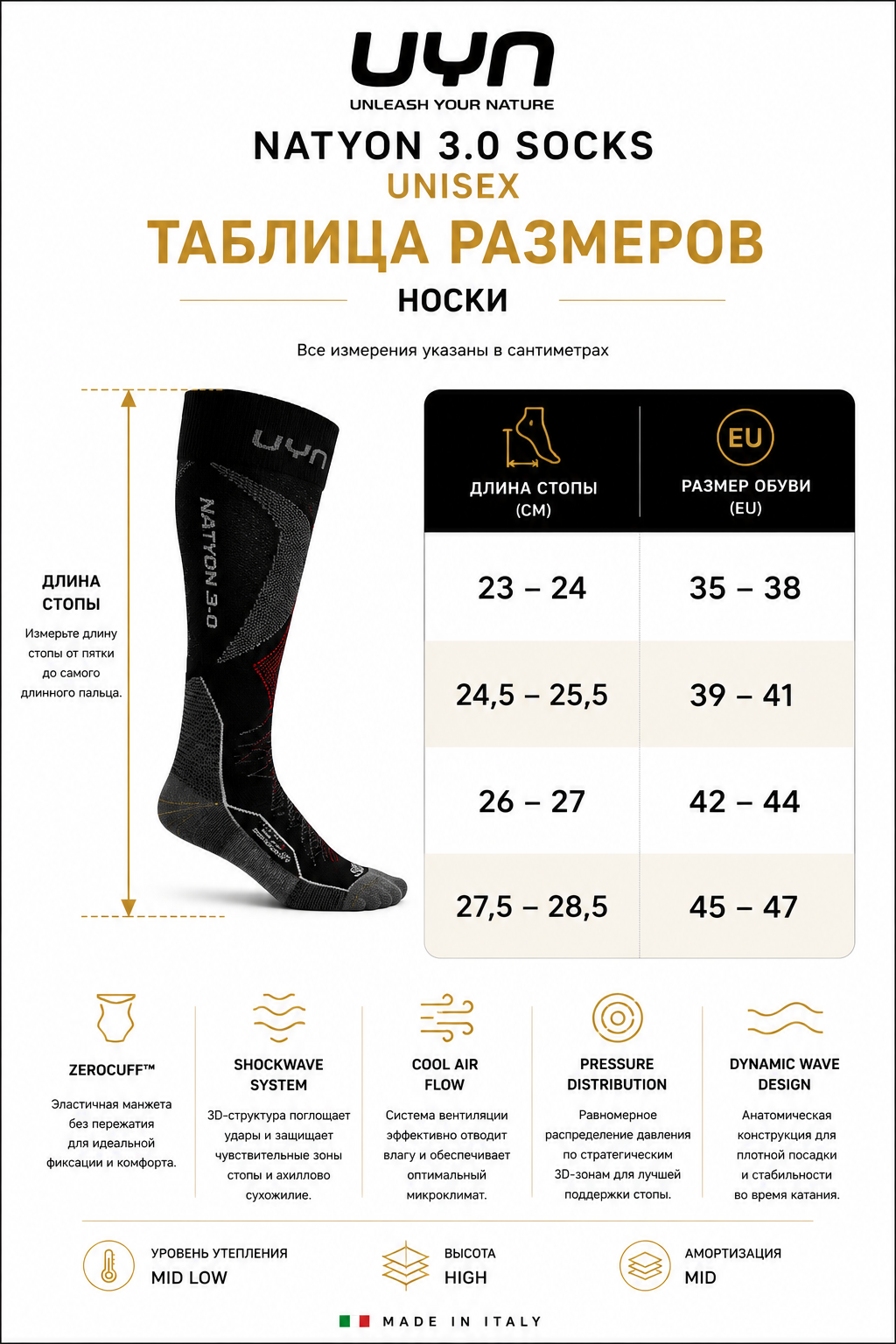Носки горнолыжные NATYON 3.0 SOCKS Austria