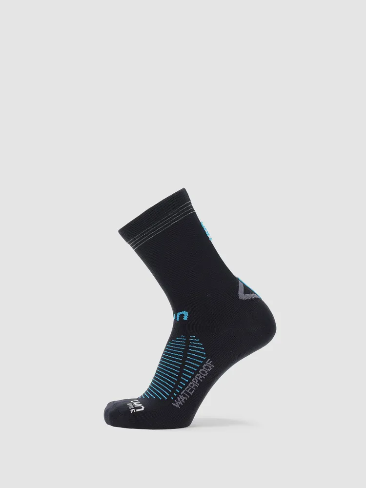 UNISEX WATERPROOF SOCKS Black/Turquoise 39/41