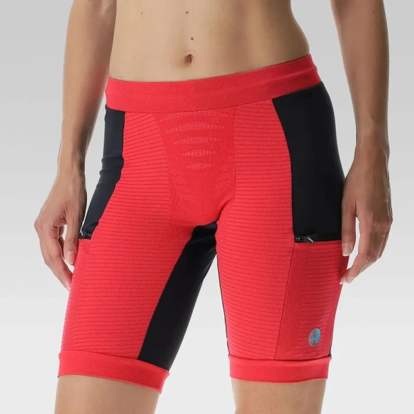 Шорты женские STRIDES RUNNING OW PANTS SHORT Rose Red/Black 