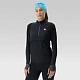 Кофта WOMAN RUNNING EXCELERATION WIND SHIRT LONG SL. ZIP UP Black/Cloud
