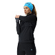 Кофта WOMAN RUNNING EXCELERATION WIND SHIRT LONG SL. ZIP UP Black/Cloud