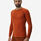 MAN ENERGYON BIOTECH UW SHIRT LONG_S Bombay Brown