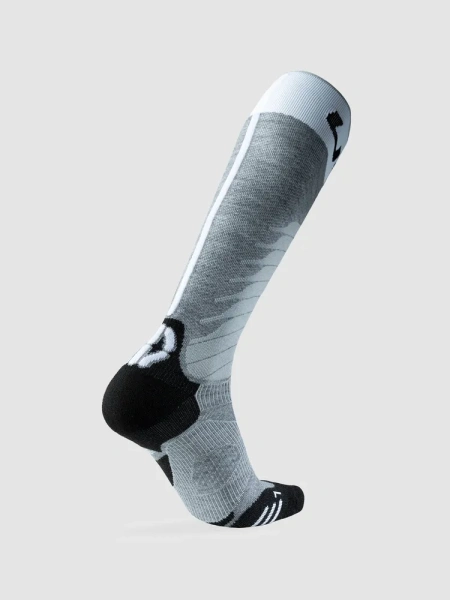 Носки горнолыжные MAN SKI ONE MERINO SOCKS Grey Melange/White