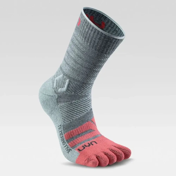 Носки женские TREKKING FIVE MERINO SOCKS Grey/Pink