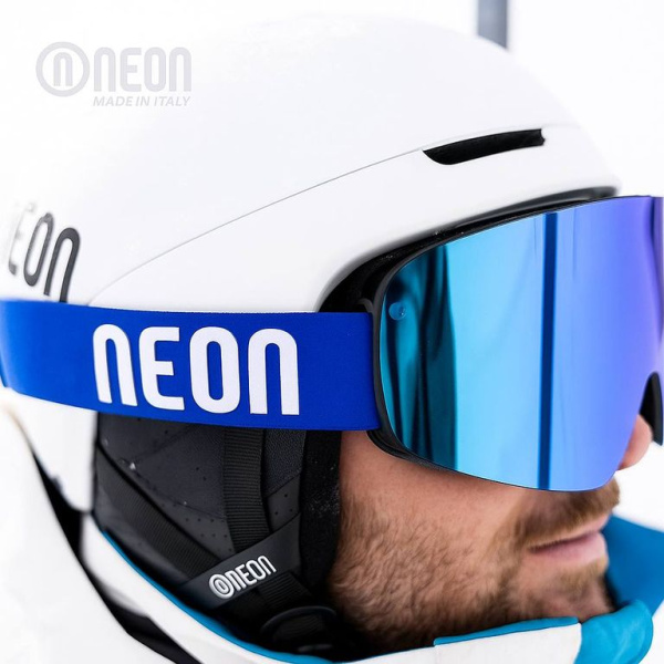 Горнолыжная маска Neon LIGHT MIRROR BLUE S2