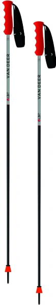 Горнолыжные палки Van Deer RACE GS CARBON grey/black/red