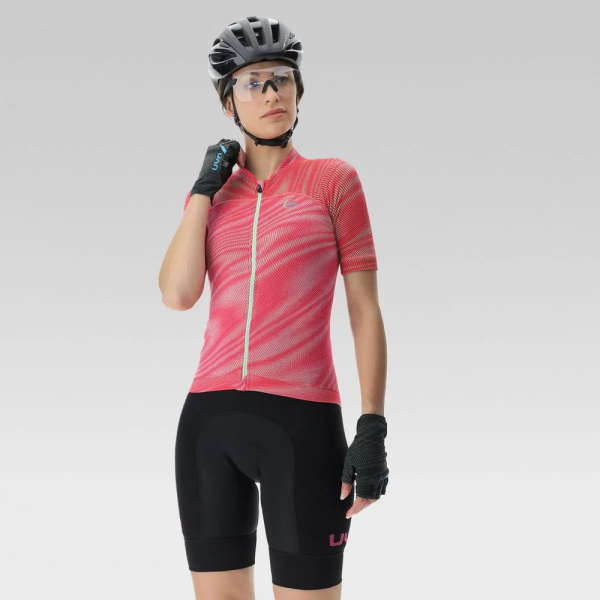 Веломайка женская BIKING WAVE OW SHIRT SH_SL Vibrant Fuchsia